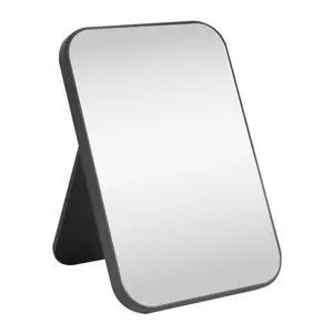 8 Inch Desktop Makeup Mirror, Foldable Portable Princess Mirror with Stand,Table Desk Standing Cosmetic Mirror Wall Hanging Dual-Purpose Square Black 8 Inch Desktop Makeup Mirror, Foldable Portable Princess Mirror with Stand,Table Desk Standing Cosmetic Mirror Wall Hanging Dual-Purpose Square Black