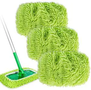 Reusable Microfiber Mop Pads Compatible with Swiffer Sweeper Mop Reusable Microfiber Mop Pads Compatible with Swiffer Sweeper Mop