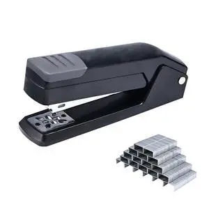 Cute Swing-Arm Swivel Stapler with 1000 Staples, 360 Degree Rotate Desk Stapler, 25 Sheets Capacity, Jam Free, Desktop Stapler for Book and Booklet Binding (Black) Cute Swing-Arm Swivel Stapler with 1000 Staples, 360 Degree Rotate Desk Stapler, 25 Sheets Capacity, Jam Free, Desktop Stapler for Book and Booklet Binding (Black)