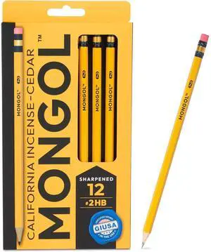 Classic Incense Cedar #2 Pencil - 12-Pack Pre-sharpened, European Graphite Core, US Grown Cedar, Smudge Free Eraser Nontoxic PMA Certified Classic Incense Cedar #2 Pencil - 12-Pack Pre-sharpened, European Graphite Core, US Grown Cedar, Smudge Free Eraser Nontoxic PMA Certified