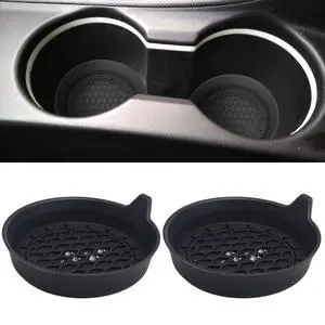 2 PCS Car Cup Coasters, Universal Cup Holder Coaster for Car, Car Accessories Interior for Women and Man, Bling CupHolders Insert for Women Non-Slip Silicone Car Cup Holder Coasters 2 PCS Car Cup Coasters, Universal Cup Holder Coaster for Car, Car Accessories Interior for Women and Man, Bling CupHolders Insert for Women Non-Slip Silicone Car Cup Holder Coasters