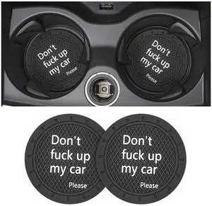 Cup Holder Coasters, 2.75 Inch Non-Slip PVC Insert Coaster, Anti-Scratch Auto Cup Mats for Women Men, Vehicle Interior Accessories Universal for Car, SUV, Truck (D Black/2PCS), 2 Pack Cup Holder Coasters, 2.75 Inch Non-Slip PVC Insert Coaster, Anti-Scratch Auto Cup Mats for Women Men, Vehicle Interior Accessories Universal for Car, SUV, Truck (D Black/2PCS), 2 Pack