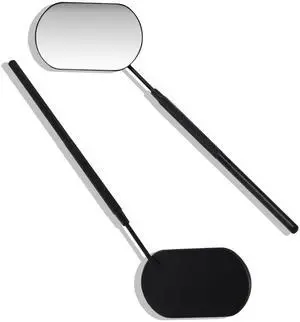 Lash Mirror Extra Large Makeup Mirror for Eyelash Extensions Detachable Stainless Steel Square Round Lash Extension Accessories(Black) Lash Mirror Extra Large Makeup Mirror for Eyelash Extensions Detachable Stainless Steel Square Round Lash Extension Accessories(Black)