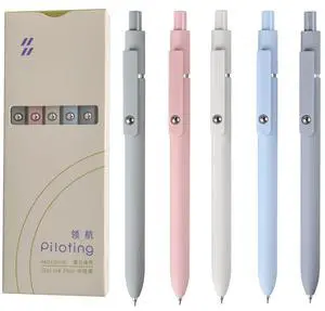 Morandi Gel Ink Pens Set, Black Ink, 5 Pack Morandi Gel Ink Pens Set, Black Ink, 5 Pack