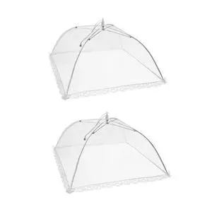 2 Pack Pop-Up Mesh Food Covers, 17 Inches Umbrella-Style Folding Mesh Food Cover Picnic Dome, Food Protector Tent Keep Out Flies, Bugs, Mosquitoes 2 Pack Pop-Up Mesh Food Covers, 17 Inches Umbrella-Style Folding Mesh Food Cover Picnic Dome, Food Protector Tent Keep Out Flies, Bugs, Mosquitoes