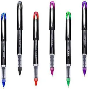 0.5mm Rollerball Pens 6 Assorted Colors, Extra Fine Point Needle Pen Quick Dry, Liquid Ink Pens Fine Point Smooth Writing Pen for Journaling, Note Taking, Office, School Supplies 0.5mm Rollerball Pens 6 Assorted Colors, Extra Fine Point Needle Pen Quick Dry, Liquid Ink Pens Fine Point Smooth Writing Pen for Journaling, Note Taking, Office, School Supplies