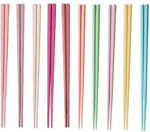 Chopsticks 10Pairs Dishwasher Safe Reusable Easy to Use Chopsticks Set 9.5 Inches for Sushi, Ramen, Asian Cuisine, Matte Non-slip (10 Pairs) Chopsticks 10Pairs Dishwasher Safe Reusable Easy to Use Chopsticks Set 9.5 Inches for Sushi, Ramen, Asian Cuisine, Matte Non-slip (10 Pairs)