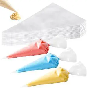 10 Inch Disposable Piping Bags 200PCS, Icing Piping Bags for Frosting, Thickened Non-Slip and Anti-Burst Pastry Bags for all Size Tips Couplers and Baking Cookies Candy Supplies Kits 10 Inch Disposable Piping Bags 200PCS, Icing Piping Bags for Frosting, Thickened Non-Slip and Anti-Burst Pastry Bags for all Size Tips Couplers and Baking Cookies Candy Supplies Kits