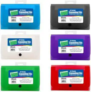 BAZIC 5-Pockets Coupon/Personal Check Size Expanding File BAZIC 5-Pockets Coupon/Personal Check Size Expanding File