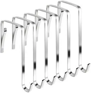 10Pcs Over The Door Hooks, Metal Door Hanger Z Hooks, Sturdy Over Door Hooks for Hanging Clothes, Towels, Coats and More 10Pcs Over The Door Hooks, Metal Door Hanger Z Hooks, Sturdy Over Door Hooks for Hanging Clothes, Towels, Coats and More