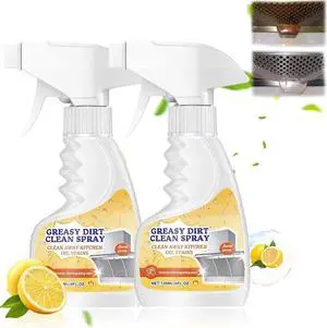 2Pcs All-Purpose Oil Stain Cleaner, Kitchen Oil Remover Degreaser Spray, All-Purpose Cleaner and Degreaser, Degreaser Cleaner,Kitchen Bathroom Cleaning Supplies 120ml/4Fl.oz 2Pcs All-Purpose Oil Stain Cleaner, Kitchen Oil Remover Degreaser Spray, All-Purpose Cleaner and Degreaser, Degreaser Cleaner,Kitchen Bathroom Cleaning Supplies 120ml/4Fl.oz