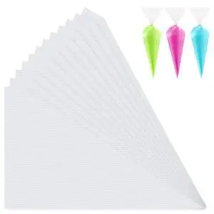 100 Pcs Disposable Piping Bags 10inch Anti Burst Pastry Bags Pastry Bag Pastry Crimpers Icing Piping Bags for Frosting Ideal for Cake Macarons Dessert Decorations Cookies Baking Cupcakes (Clear) 100 Pcs Disposable Piping Bags 10inch Anti Burst Pastry Bags Pastry Bag Pastry Crimpers Icing Piping Bags for Frosting Ideal for Cake Macarons Dessert Decorations Cookies Baking Cupcakes (Clear)