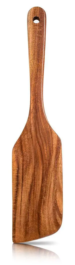 Wooden Spatula Thin Nonstick Acacia Wood, Flat Spatulas Handmade for Kitchen Gifts, Ideal Cookware Utensils for Baking Scraping Mixing Wooden Spatula Thin Nonstick Acacia Wood, Flat Spatulas Handmade for Kitchen Gifts, Ideal Cookware Utensils for Baking Scraping Mixing