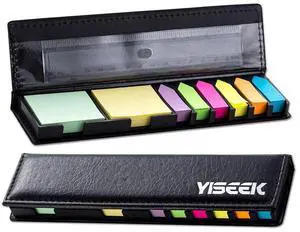 Sticky Notes Set with Ruler, 640PCS Colored Page Markers And Index Tabs, Mini Sticky Note Pads, Arrow Flags, Leather Organizer Case for Office School Book Tabs Sticky Notes Set with Ruler, 640PCS Colored Page Markers And Index Tabs, Mini Sticky Note Pads, Arrow Flags, Leather Organizer Case for Office School Book Tabs
