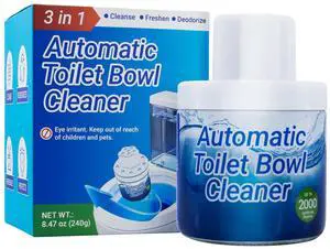 Automatic Toilet Bowl Cleaner with Unique Retrieval Rope - 2000 Flushes Automatic Toilet Bowl Cleaner with Unique Retrieval Rope - 2000 Flushes