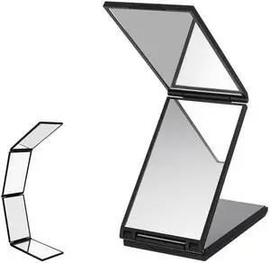 360 Degree Self Cut Mirror Foldable Makeup Mirror Handheld Desktop DIY Haircut Tool Styling Grooming for Men 4 Way Mirrors 360 Mirrors for Women for Braiding 360 Degree Self Cut Mirror Foldable Makeup Mirror Handheld Desktop DIY Haircut Tool Styling Grooming for Men 4 Way Mirrors 360 Mirrors for Women for Braiding