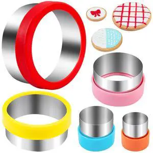 Round Circle Cookie Cutter 5 Pcs Round Circle Cookie Cutter 5 Pcs
