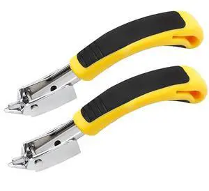 2Pcs Staple Remover Heavy Duty Upholstery Staple Puller Tool with Ergonomic Handle for Furniture Floor Wooden Case Carton Photo FrameYellow, yellow 2Pcs Staple Remover Heavy Duty Upholstery Staple Puller Tool with Ergonomic Handle for Furniture Floor Wooden Case Carton Photo FrameYellow, yellow