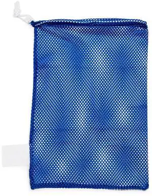 Sports Equipment Bag- Blue, 12" x 18"- Multipurpose, Nylon Drawstring Bag w/ Lock and ID Tag, for Sports Equipment, Balls, Swimming Gear - Breathable Stuff Sack Sports Equipment Bag- Blue, 12" x 18"- Multipurpose, Nylon Drawstring Bag w/ Lock and ID Tag, for Sports Equipment, Balls, Swimming Gear - Breathable Stuff Sack