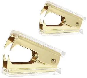 Clear Acrylic Staple Remover 2pcs Cute Gold Staple Stapler Removers Staples Puller Tool for Home Office School Desk Accessories (2 Yellow Gold) Clear Acrylic Staple Remover 2pcs Cute Gold Staple Stapler Removers Staples Puller Tool for Home Office School Desk Accessories (2 Yellow Gold)