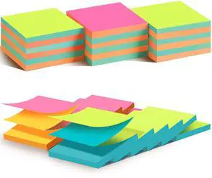 (18 Pads) Pop Up Sticky Notes 3x3 Refills, Alternating Color, Strong Adhesive Memo Pad Bulk, Suitable for Home, Office, School, Clean Removal (18 Pads) Pop Up Sticky Notes 3x3 Refills, Alternating Color, Strong Adhesive Memo Pad Bulk, Suitable for Home, Office, School, Clean Removal