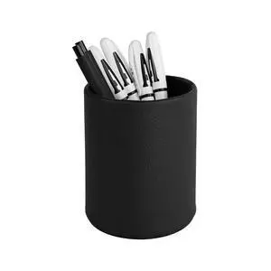 Black Pen Holder, Leather Pencil Holder, Simple pen cup, Elegant pen holder for desk, Desktop pencil cup, Stationery Organizer for Office School Home Dorm (Black) Black Pen Holder, Leather Pencil Holder, Simple pen cup, Elegant pen holder for desk, Desktop pencil cup, Stationery Organizer for Office School Home Dorm (Black)