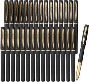 30ct Gel Ink Rollerball Pens Medium Point 0.7mm Smooth Writing Black Ink Pens, Home, Office, School, Journaling, Writing, Note-Taking, Teacher Supplies 30ct Gel Ink Rollerball Pens Medium Point 0.7mm Smooth Writing Black Ink Pens, Home, Office, School, Journaling, Writing, Note-Taking, Teacher Supplies