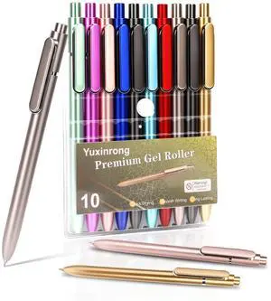 10 Pcs Black Gel Pens 0.5mm Gel Ink Pens Bulk Fine Point Quick Drying Pens 10 Pcs Black Gel Pens 0.5mm Gel Ink Pens Bulk Fine Point Quick Drying Pens