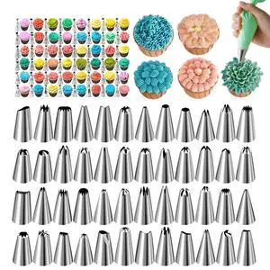 Piping Tips Set, 48 Cake Decorating Tip Piping Tips Set, 48 Cake Decorating Tip