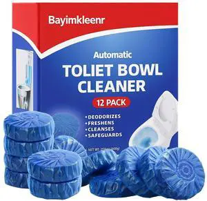 Septic Safe Toilet Cleaner Tablets, Stain Remover & Deodorizer -(12 PACK) Septic Safe Toilet Cleaner Tablets, Stain Remover & Deodorizer -(12 PACK)