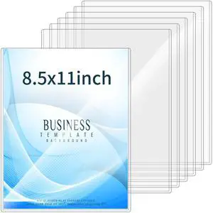 7 Pcs 8.5 x 11 Rigid Print Protectors, Hard Clear Plastic Sleeves for Paper, Heavy Duty Waterproof Photo Sheet Protectors for Birth Certificate, Document Holder, Poster 7 Pcs 8.5 x 11 Rigid Print Protectors, Hard Clear Plastic Sleeves for Paper, Heavy Duty Waterproof Photo Sheet Protectors for Birth Certificate, Document Holder, Poster
