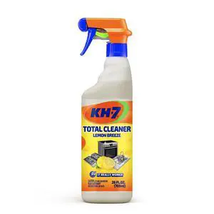 KH7 Total Cleaner Lemon Breeze Multipurpose Cleaning Spray - Fresh Lemon Scent All-Purpose Cleaner for Home, Kitchen & Appliances | Powerful Everyday Cleaner & Grease Remover, 26 oz KH7 Total Cleaner Lemon Breeze Multipurpose Cleaning Spray - Fresh Lemon Scent All-Purpose Cleaner for Home, Kitchen & Appliances | Powerful Everyday Cleaner & Grease Remover, 26 oz