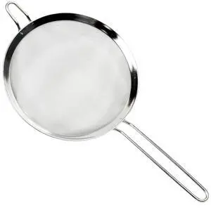 Select Mesh Strainer, 8 inch diameter, Stainless Steel Select Mesh Strainer, 8 inch diameter, Stainless Steel