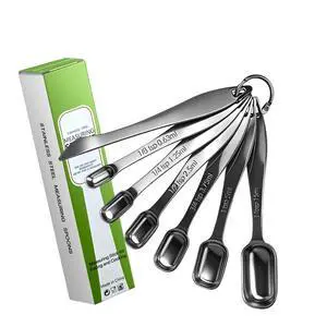 Set of 7 Metal Measuring Spoons, 18/8 Stainless Steel, Long Handle Teaspoon, Tablespoon, Narrow Measuring Spoon with Leveler for Spices, Protein Powder and Coffee, Kitchen Utensils for Cooking Set of 7 Metal Measuring Spoons, 18/8 Stainless Steel, Long Handle Teaspoon, Tablespoon, Narrow Measuring Spoon with Leveler for Spices, Protein Powder and Coffee, Kitchen Utensils for Cooking
