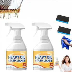 2pc Heavy Duty Degreaser Cleaner Spray - Kitchen Heavy Oil Clean for Stubborn Oil Stains, All-Purpose Cleaner & Kitchen Degreaser for Tough Surfaces 2pc Heavy Duty Degreaser Cleaner Spray - Kitchen Heavy Oil Clean for Stubborn Oil Stains, All-Purpose Cleaner & Kitchen Degreaser for Tough Surfaces