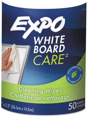 81850 Dry-Erase Board-Cleaning Wet Wipes 6 x 9 50/Container 81850 Dry-Erase Board-Cleaning Wet Wipes 6 x 9 50/Container