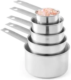 Stainless Steel Measuring Cups Set, 1-Pack Stainless Steel Measuring Cups Set, 1-Pack