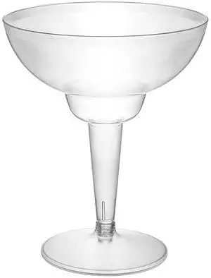 10 Count Hard Plastic Two-Piece Margarita Glasses, 12-Ounce, Clear 10 Count Hard Plastic Two-Piece Margarita Glasses, 12-Ounce, Clear