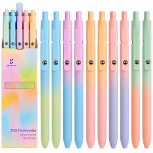 Gel Pens School Office Supplies - 10 Pcs 0.7mm Cute Black Ink Ballpoint, Aesthetic Fine Point Pen, Desk Accessories for Women College Teacher, Pastel Colored Smooth Writing Pen for Journaling Gifts Gel Pens School Office Supplies - 10 Pcs 0.7mm Cute Black Ink Ballpoint, Aesthetic Fine Point Pen, Desk Accessories for Women College Teacher, Pastel Colored Smooth Writing Pen for Journaling Gifts