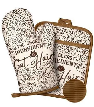 Funny Oven Mitts and Pot Holder for Women - Heat Resistant Brown Cute Novelty Kitchen Oven Mittens 100% Cotton, Non-Slip Silicone Surface Pot Holder for Baking and Cooking Accessories Funny Oven Mitts and Pot Holder for Women - Heat Resistant Brown Cute Novelty Kitchen Oven Mittens 100% Cotton, Non-Slip Silicone Surface Pot Holder for Baking and Cooking Accessories