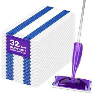 Multi-Layer Dry Floor Mop Pads Refills Compatible with Swiffer Wet Jet-All Purpose Multi Surface Floor Cleaner Spray Mop Pads Replacement for Hardwood Floor,32 Count Multi-Layer Dry Floor Mop Pads Refills Compatible with Swiffer Wet Jet-All Purpose Multi Surface Floor Cleaner Spray Mop Pads Replacement for Hardwood Floor,32 Count