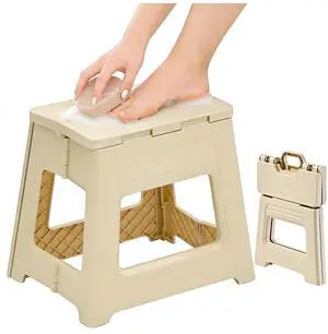 Foldable Shower Stool for Shaving Legs, Plastic Shower Foot Rest for Inside Shower,11.9" High Anti-Slip Foot Step to Shave Leg Small Folding Bench Shaving Stool for Travel/Bathroom Foldable Shower Stool for Shaving Legs, Plastic Shower Foot Rest for Inside Shower,11.9" High Anti-Slip Foot Step to Shave Leg Small Folding Bench Shaving Stool for Travel/Bathroom