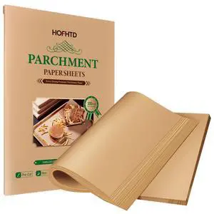 200 Pcs Parchment Paper Sheets 9 x 13 Inches, Precut Parchment Paper for Baking, Air Fryer Disposable Paper Liner, HOFHTD Non-Stick Cooking Papers for Grilling, Frying, Steaming 200 Pcs Parchment Paper Sheets 9 x 13 Inches, Precut Parchment Paper for Baking, Air Fryer Disposable Paper Liner, HOFHTD Non-Stick Cooking Papers for Grilling, Frying, Steaming