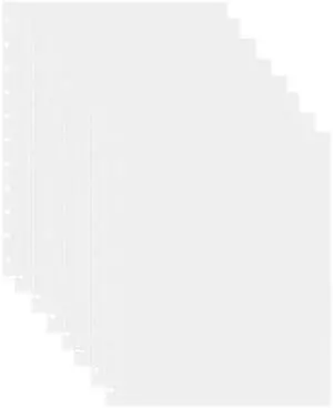 50 Piece Clear Sheet Protectors Page Protectors 8.5 x 11 Clear Binder Sheet Protectors Discbound Sheet Protectors for Discbound Holds Letter Size Discbound Binding Cover 50 Piece Clear Sheet Protectors Page Protectors 8.5 x 11 Clear Binder Sheet Protectors Discbound Sheet Protectors for Discbound Holds Letter Size Discbound Binding Cover