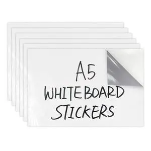 Whiteboard Stickers-5.82''x8.27'' Removable Dry Erase Sheets- Fridge Paper Alternatives for Desk/Refrigerator/Door/Home/Office/Classroom (White-6Pcs) Whiteboard Stickers-5.82''x8.27'' Removable Dry Erase Sheets- Fridge Paper Alternatives for Desk/Refrigerator/Door/Home/Office/Classroom (White-6Pcs)