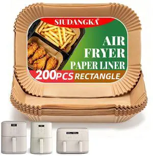 Parchment Paper for bella 4Qt Slim Air Fryer, 200pcs Air Fryer Liners for bella 6Qt Slim Air Fryer Parchment Paper for bella 4Qt Slim Air Fryer, 200pcs Air Fryer Liners for bella 6Qt Slim Air Fryer