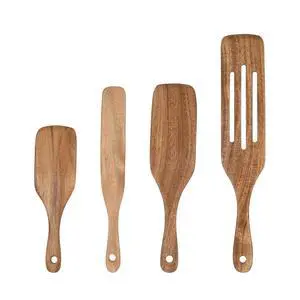 Spurtle Set,Wooden Utensil Set,Wooden Kitchen Utensils Set of 4,Wood Spoon for Sourdough Starter and Jar Cookware Spurtle Set,Wooden Utensil Set,Wooden Kitchen Utensils Set of 4,Wood Spoon for Sourdough Starter and Jar Cookware
