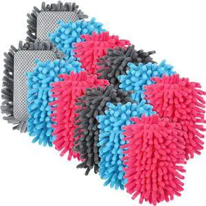 12 Pieces Dry Erase Microfiber Shag Washable Whiteboard Eraser Back to School Board Cleaner for Markers Chalk Home and Office 12 Pieces Dry Erase Microfiber Shag Washable Whiteboard Eraser Back to School Board Cleaner for Markers Chalk Home and Office