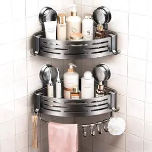 orner Shower Shelves,Caddy Suction Cup,Shampoo Holder,Bathroom Organizer Shower Storage with Towel Bar Hooks,No Drilling,Save Space,Rust-Resistant orner Shower Shelves,Caddy Suction Cup,Shampoo Holder,Bathroom Organizer Shower Storage with Towel Bar Hooks,No Drilling,Save Space,Rust-Resistant