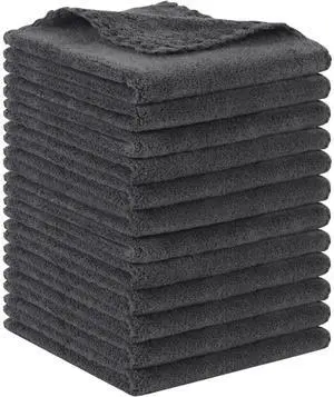 Microfiber Face Cloth Reusable Makeup Remover Facial Cleansing Towel Ultra Soft Face Washcloth 12inchx12inch 12 Pack Dark Grey Microfiber Face Cloth Reusable Makeup Remover Facial Cleansing Towel Ultra Soft Face Washcloth 12inchx12inch 12 Pack Dark Grey